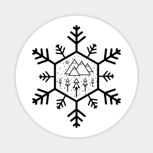 PNW Winter Adventures Magnet